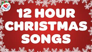 Best 12 Hours Christmas Songs and Carols with Lyrics 🎄 Popular Merry Christmas Music 🎅 2023 [upl. by Enalahs]