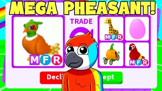 I traded a MEGA BROWN PHEASANT adopt me [upl. by Mauldon]