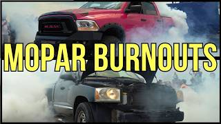 mopar burnout compilation [upl. by Nylaret]