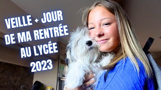 VEILLE  RENTRÉE AU LYCÉE 2023 [upl. by Ycats]