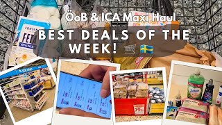 Weekly Grocery Haul Adventures  ÖoB amp ICA Maxi Ängelholm 🛒🇸🇪 [upl. by Burdett168]