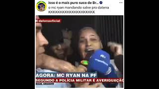 Mc Ryan SP Manda salve pro Datena após ser conduzido pra delegacia [upl. by Eedolem]