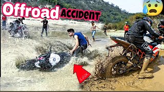 Offroad on ktm rc 390 😬 yeh kya hogaya 😰 [upl. by Aldwon716]