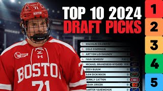 My NHL 2024 Draft MOCK DRAFT [upl. by Kall]