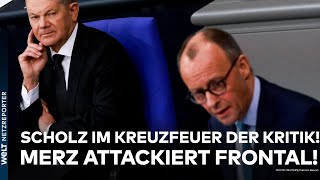 DEUTSCHLAND AmpelAus Kanzler Scholz im Kreuzfeuer der Kritik Offener Machtkampf mit Merz [upl. by Cirdla]