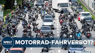 MOTORRÄDER Kommt das beschränkte Sonntagsfahrverbot für Biker [upl. by Shiri362]