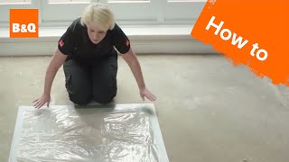 How to lay flooring part 1 preparation [upl. by Wimsatt943]