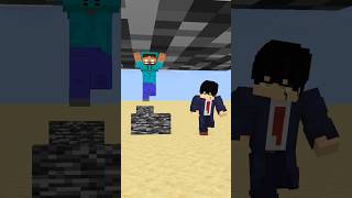 HELP Herobrine To Power Up With Bigger And Bigger Bedrock friendship shorts trending anime [upl. by Sreip]