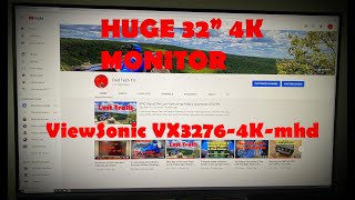 ViewSonic VX32764Kmhd Unboxing and Initial Impressions [upl. by Redneval]