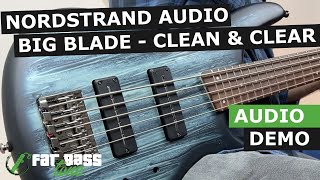 Nordstrand Big Blade  Clean amp Clear Soapbar Pickups Demo [upl. by Jewelle571]