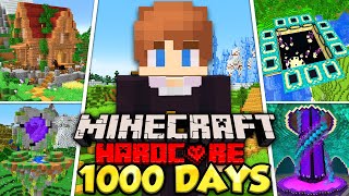 I Survived 1000 Days in HARDCORE Minecraft FULL MOVIE [upl. by Speroni]