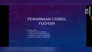 PEWARNAAN CARBOL FUCHSIN [upl. by Dde790]