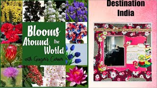 Blooms Around the World In 30 Days  Destination INDIA  Scrapbooking Layout Challenge [upl. by Shulman]