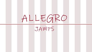 Ballet class workout  Allegro jumps suitable for Rhythmyc Gymnastics [upl. by Aelber752]