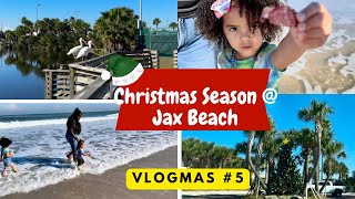 🎄Come with Us to Jax Beach  Vlogmas Day 5 🎄 [upl. by Brendin]