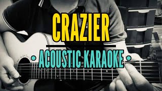 Crazier Acoustic Karaoke  Arthur MiguelTaylor Swift [upl. by Heida344]