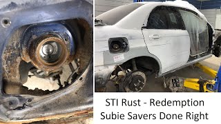 Subaru  Rust Repair  Rockers amp Quarters  More [upl. by Gonroff764]