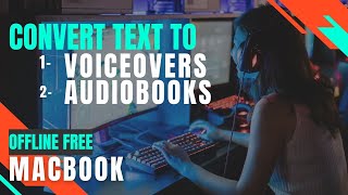 Convert Text to Video Voiceovers and PDFs to Audiobooks on MacBook 3 Free Methods [upl. by Remmos]