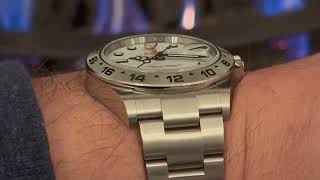 Rolex explorer 2 226570 Polar dial by the fireplace on winters evening [upl. by Aroz]