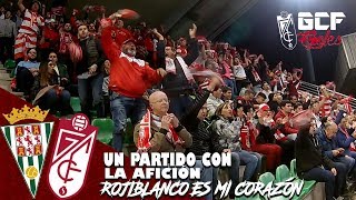 Un partido con la afición Rojiblanco es mi corazón  CÓRDOBA CF 12 GRANADA CF HD [upl. by Ahseekat]