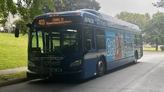 CTtransit 2010 New Flyer Industries XDE40 1036 Ride on route 413 [upl. by Navac734]