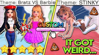 CUSTOM THEMES Only BUT Things GOT WEIRD 😭  ROBLOX Dress To Impress [upl. by Llednav]