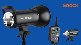 فلاشات SK400 جودكس 😰 طريقة ربطها مع الكاميرا godox sk400 ii 🤗 [upl. by Agatha303]