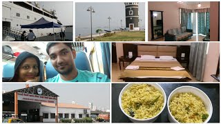 Vlog Goa Day 1 amp Journey  Room tour  Goa Travel Vlog in Telugu [upl. by Yrgoerg]