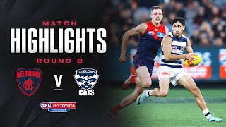 Melbourne v Geelong Cats Highlights  Round 8 2024  AFL [upl. by Rosalyn87]