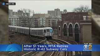 After 51 Years MTA Retires Historic R42 Subway Cars [upl. by Akcirehs]