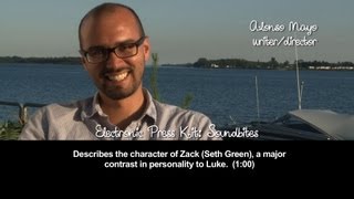 The Story of Luke EPK 9 WriterDirector Alonso Mayo on Seth Greens portrayal of quotZackquot [upl. by Cohlette]