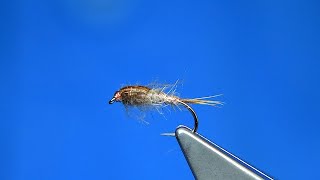 Tying a Copper Hares Ear Nymph by Davie McPhail [upl. by Icnan933]