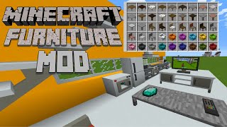 MrCrayfishs Furniture Mod How to Install and Showcase Minecraft Java [upl. by Tiphane]