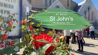 St Johns Online Service for 7th Nov 2021 [upl. by Medeah]