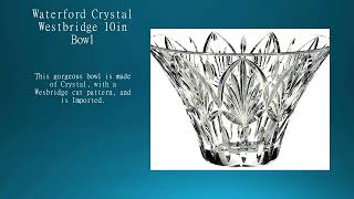 Best Waterford Crystal Collections [upl. by Atilegna979]