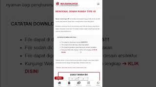 Download Denah Rumah Minimalis Type 45 Terpopuler denahrumah rumahminimalis autocadtips [upl. by Marty]