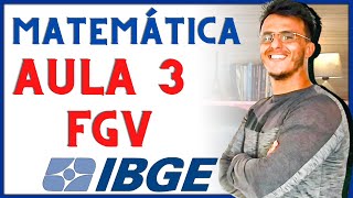 Concurso IBGE 2022  Matemática para recenseador Números Racionais FGV  Censo demográfico 20202022 [upl. by Ytsirc]