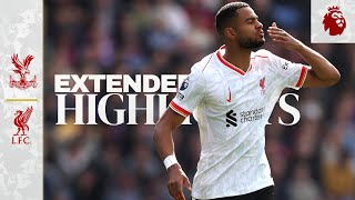 Extended Highlights Crystal Palace 01 Liverpool  Gakpo sets up a Jota winner [upl. by Jase714]