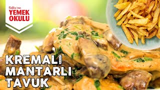 Restoranlardaki Gibi Kremalı Tavuk  Pratik Çıtır Patates Kızartması Tarifi [upl. by Ivonne]