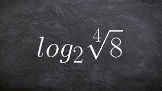 Evaluating Log With a Radical Logarithm [upl. by Valry316]