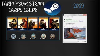 How to farm Steam Trading cards 2023 method Idle Master Extended [upl. by Filiano]