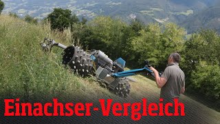 EinachserVergleich Rapid Monta Terratec Ibex Reform Motech und Brielmaier Motormäher im Test [upl. by Prue549]