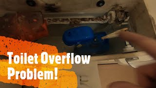 Toilet Cistern Overflowing amp how to fix it [upl. by Ococ808]