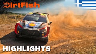 Ogier Mistake Gifts Neuville  WRC Acropolis Rally Greece 2023 Saturday Morning Highlights [upl. by Encratis]