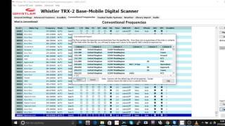 Whistler TRX2 Tutorial 2 How To Import Frequencies [upl. by Nathanson]