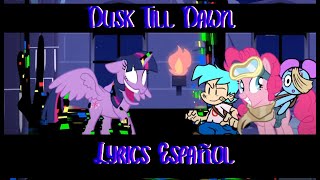 quotDusk Till Dawnquot Lyrics Español Friday Night Funkin Twilight Sparkle VS Boyfriend [upl. by Fitalludba903]