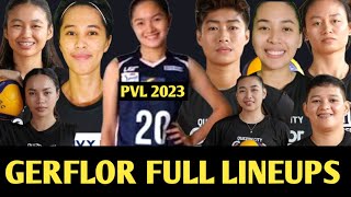 Gerflor Defenders Full Lineups Pvl invitational conference 2023 [upl. by Skippie]