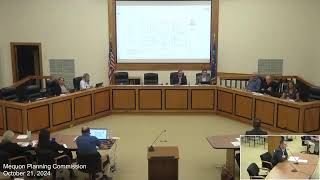 City of Mequon Planning Commission 10212024 [upl. by Orodisi]