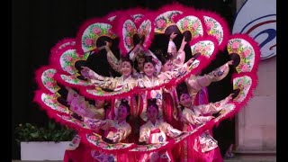 Korean traditional dance Buchaechum 부채춤 [upl. by Cummine]