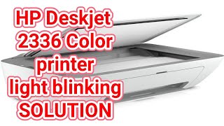 HP Deskjet 2336 printer colour light blinking [upl. by Nagiem]